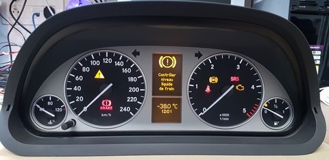 compteur mercedes classe A w169 classe B w245 (alt)